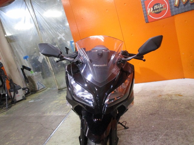 フロントから見てもこの通り状態グッド！ＮＩＮＪＡ２５０のこのフェイスは本当にかっこいい！！